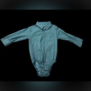 Western Teal Kids Bodysuit